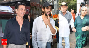 Akshay Kumar, Kartik Aaryan, Salman Khan's parents Salim and Salma Khan, Sachin Tendulkar, Baba Siddque's son: Celebs cast their vote at the Maharashtra polls - VIDEOS | Hindi Movie News