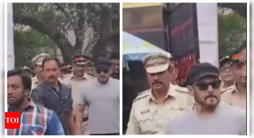 Amid death threats, Salman Khan steps out to cast his vote in Maharashtra elections 2024 with high security - WATCH video |