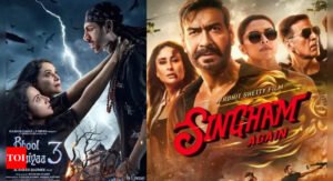 'Bhool Bhulaiyaa 3' takes a lead over 'Singham Again' on third Saturday: The Kartik Aaryan starrer inches closer to beat the overall total of the Ajay Devgn film | Hindi Movie News