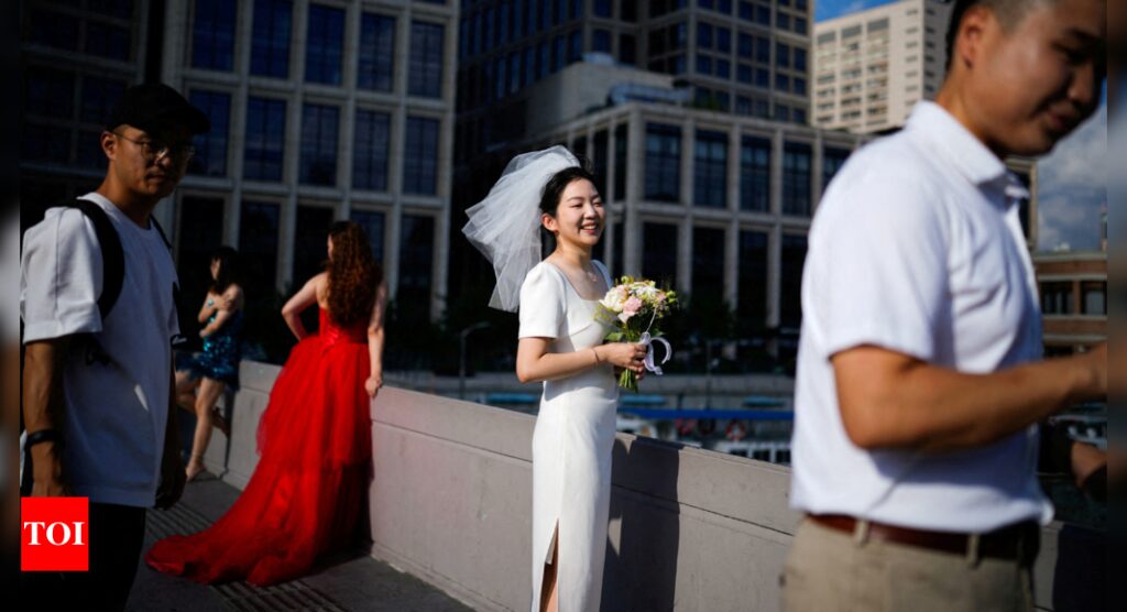 China Marriage Registrations: China's marriage registrations fall by almost a million in 2024