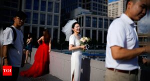 China Marriage Registrations: China's marriage registrations fall by almost a million in 2024
