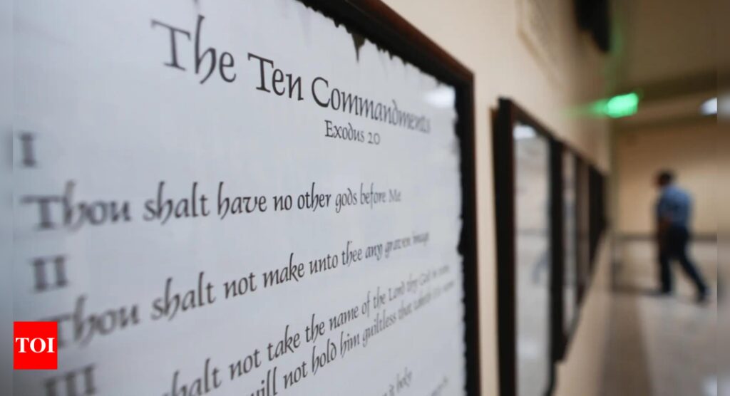 'Coercive to students': US judge blocks Louisiana law mandating Ten Commandments in schools
