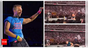 Coldplay's Chris Martin falls through trap door on stage during Melbourne concert - WATCH |