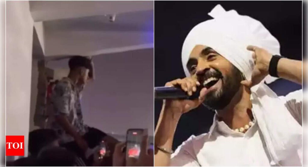 Diljit Dosanjh fans enjoy concert from PG balcony, jokingly claim to save ₹25,000 | Hindi Movie News