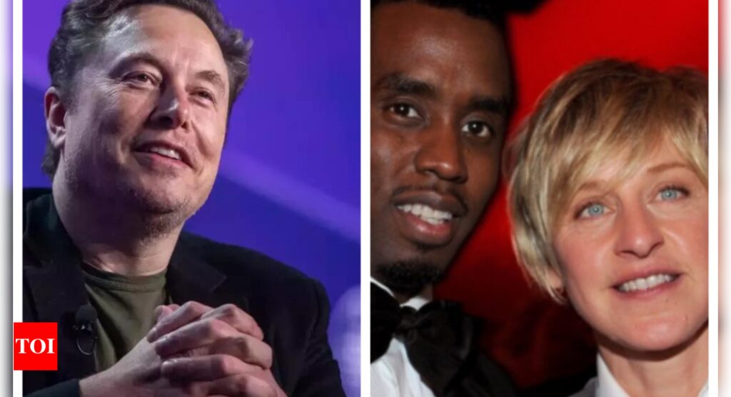 Ellen DeGeneres Diddy Elon Musk: Diddy-Ellen DeGeneres old video viral after Elon Musk fuels this conspiracy theory