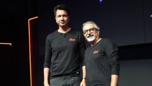 Rahul Sharma and Anuj Gandhi at the launch of Dor