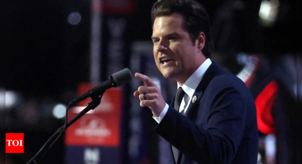 Is Matt Gaetz running for Florida governor after withdrawing from Trump's AG nomination?