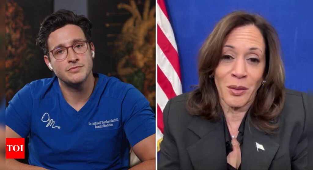 Kamala Harris: 'Trump's health policy plans put millions at risk': Harris on 'Check up with Dr Mike' podcast