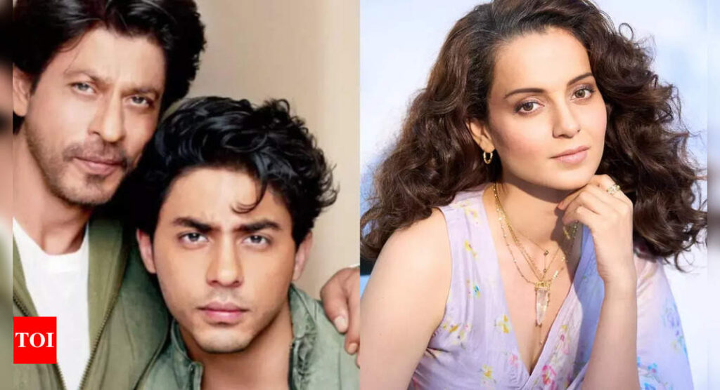 Kangana Ranaut reacts to Shah Rukh Khan's son Aryan Khan making his debut as a director not an actor: 'Those with resources often take the easiest roads' | Hindi Movie News