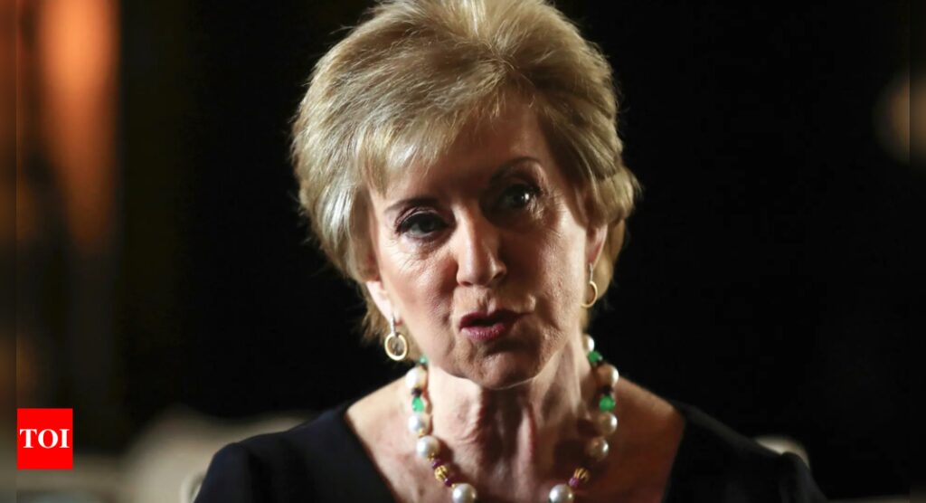 Linda McMahon was sued over alleged role in enabling child abuse | World News