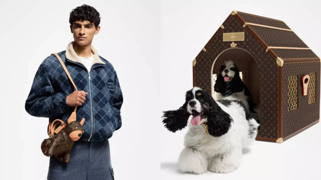 Louis Vuitton unleashes canine couture including a pooch bag and kennel trunk