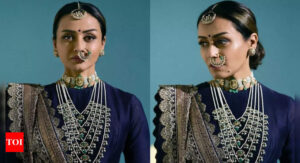 'Mrs. Mahesh Babu' Namrata Shirodkar looks like a Maharani in purple anarkali set