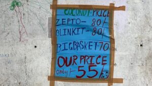 "Only Rs 55": Bengaluru Vendor Challenges Zepto, BlinkIts Coconut Prices, Goes Viral