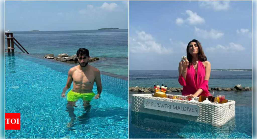 Palak Tiwari and Ibrahim Ali Khan enjoy their vacation in the Maldives, netizens say, 'They aren’t even trying to hide it' | Hindi Movie News