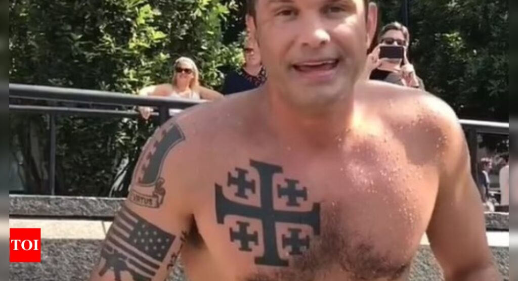 Pete Hegseth Swastika Tattoo: 'Democrats think this is Swastika': Row over chest tattoo of Trump's secretary of defense Pete Hegseth