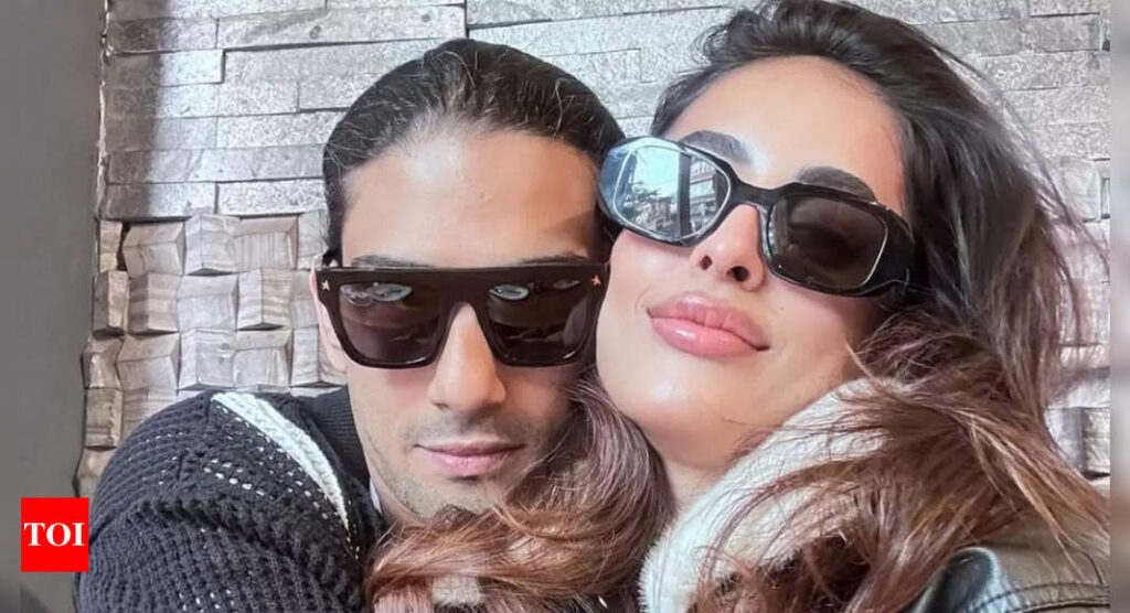 Prateik Babbar shares goofy pictures with fiance Priya Banerjee as they celebrate their engagement anniversary: 'One year of being future Mr & Mrs' |