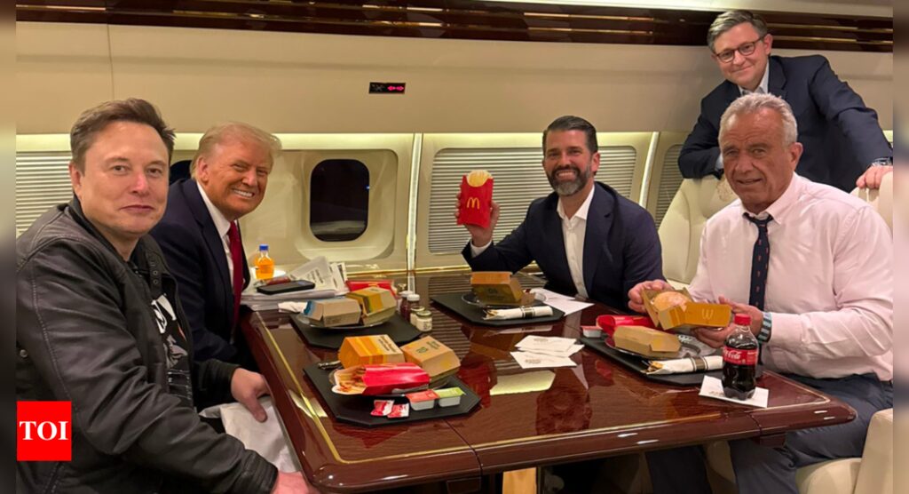 RFK Jr McDonald'S: RFK Jr eating a McDonald's burger? Trump Jr says Make America Healthy Again but tomorrow