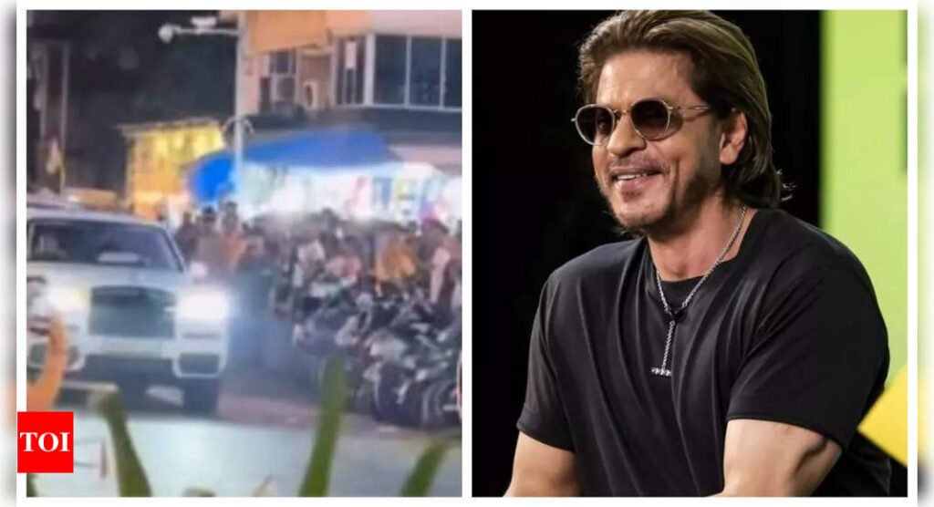 Shah Rukh Khan arrives at the venue for a fan event to meet and interact with them on his 59th birthday - WATCH video |