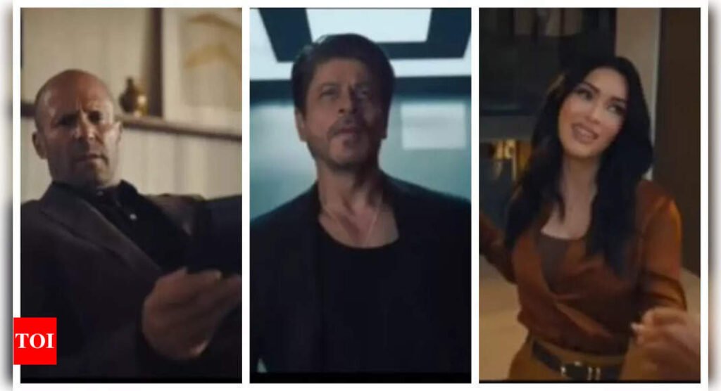 Shah Rukh Khan features in an international brand ad with Jason Statham, Megan Fox and others; fans say, 'King for a reason' |