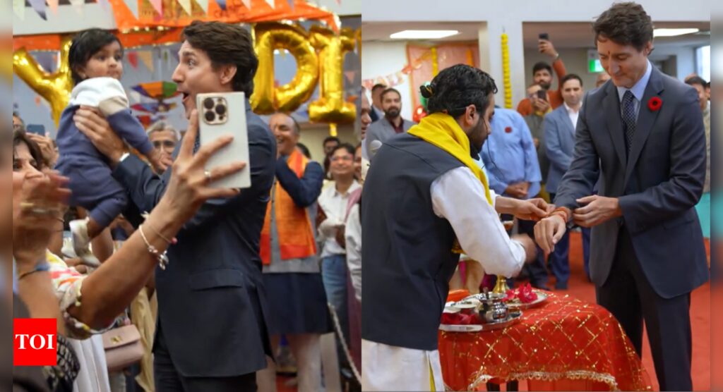 'Special moments': Justin Trudeau visits temples in Canada to celebrate Diwali