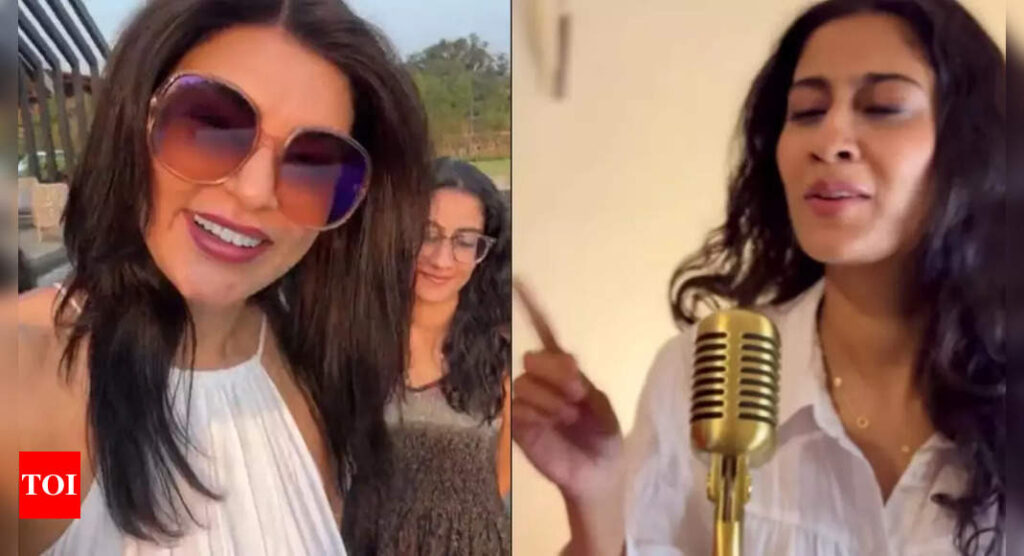 Sushmita Sen's daughter Renee surprises her with a cover of 'Tumhe Jo Maine Dekha’ on her 49th birthday - WATCH video | Hindi Movie News