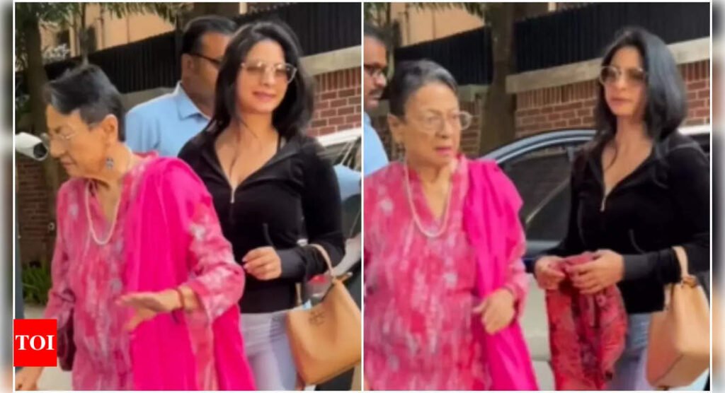 Tanuja skips posing for paparazzi at 'Singham Again' screening; says she is not well | Hindi Movie News