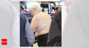 This New Jersey pro-Trump woman votes in bra after election workers urged her to...