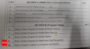 Tough Class 10 question paper upsets parents; IISc Professor highlights concerns |