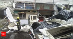 Typhoon Kong-Rey: Taiwan cleans up after Typhoon Kong-rey leaves two dead
