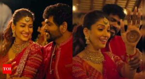 Unseen pictures of Nayanthara’s stylish lehenga from her Mehendi ceremony go viral, thanks to her documentary