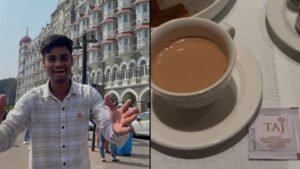 Viral: "Middle-Class" Man Fulfills His Dream Of Having Tea At Taj Hotel Mumbai, Internet Applauds