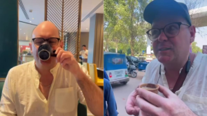 Viral Video Shows Australian Dad In Love With Masala Chai In India, Wins Hearts Online