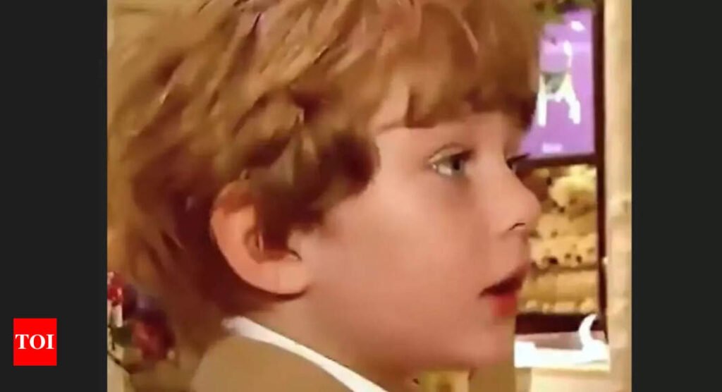 Watch: 3-year-old Barron Trump talks about his 'love for drums' to Melania