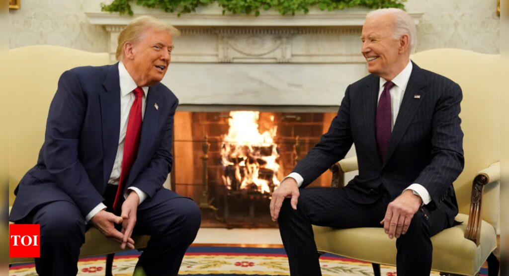 'Who else thinks Biden voted for Trump?': How social media reacted to president's joyful Oval Office meeting